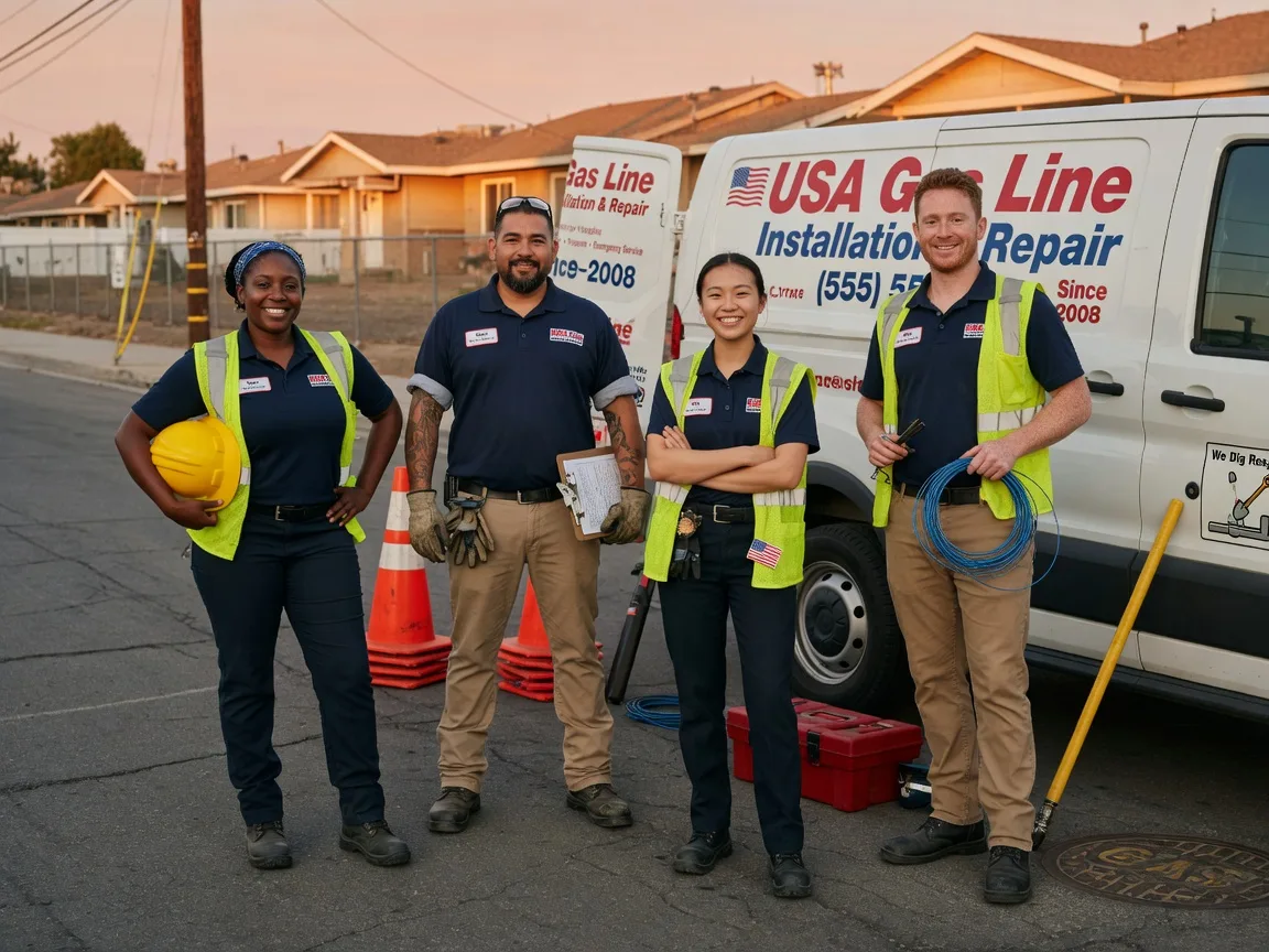 Gas Line Installation company in Athens, IL