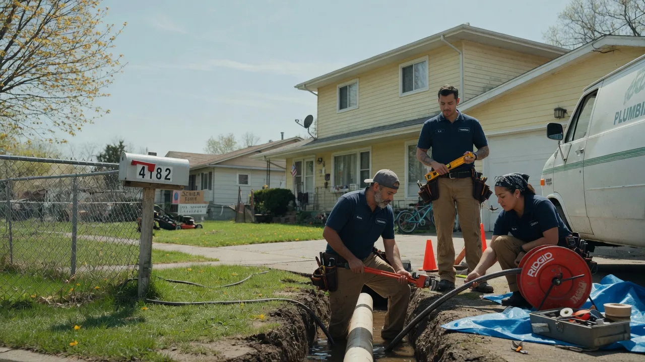 Gas Line Repair in Athens, IL near me